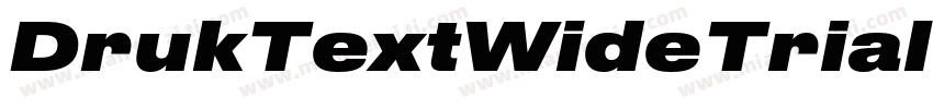 DrukTextWideTrial Medium字体转换